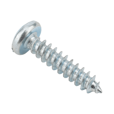 Paquete de 20 taquetes blancos  3/4" y 20 tornillos 8mm x 3/4" (1101-05002) imagen 3