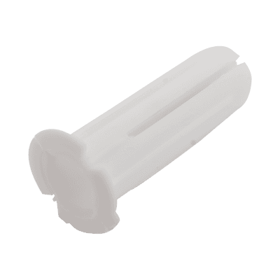 Paquete de 20 taquetes blancos  3/4" y 20 tornillos 8mm x 3/4" (1101-05002) imagen 6