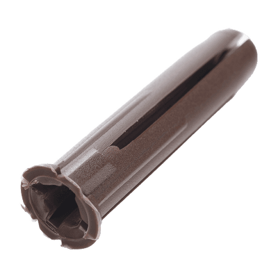 Paquete de 10 taquetes café 1 3/4" y 10 tornillos 10mm x 1 3/4" (1104-05002) imagen 6