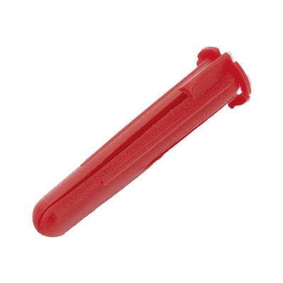 Paquete Con 10 Taquetes Rojos de 1/4" y 10 tornillos 10 x 1 1/2" (4.82 x 38 mm) (1103-05002) imagen 4