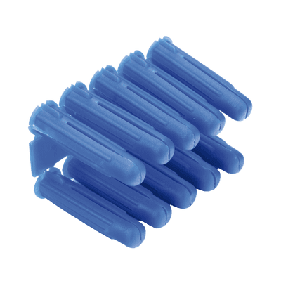 Taquete azul 3/8" para tornillo 12mm x 2" (100pzs) (1105-05100) imagen 2