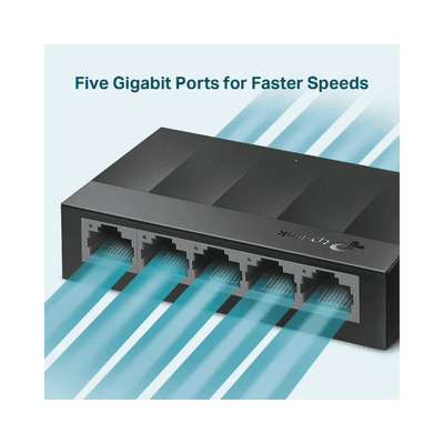 Switch para escritorio 5 puertos 10/100/1000Mbps imagen 5
