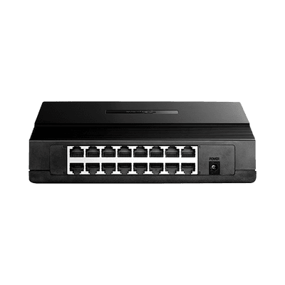 Switch no administrable de 16 puertos 10/100 Mbps para escritorio imagen 2