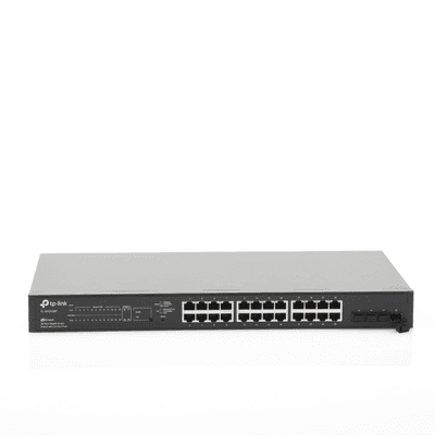 Switch PoE JetStream SDN Administrable 24 puertos 10/100/1000 Mbps + 4 puertos SFP, 24 puertos PoE, 250W, administración centralizada OMADA SDN imagen 4