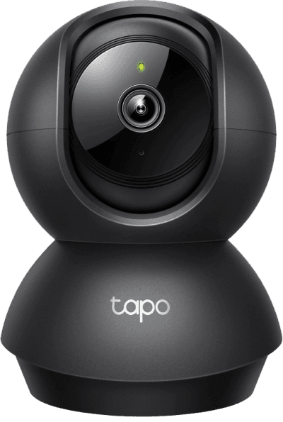 Cámara de Seguridad Interior Wi-Fi 360°, 1080p Full HD, Visión Nocturna 12 m, Detección IA Personas y Llanto de Bebé, Audio Bidireccional, Compatible Alexa y Google Home, Almacenamiento microSD 512 GB