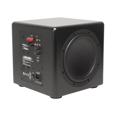 Subwoofer compacto de 12 in |  2 radiadores pasivos | amplificador interno de 350W imagen 2
