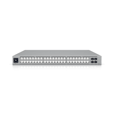 UniFi Switch USW-Pro-XG-48 / Capa 3 / 48 puertos (32 × 10 GbE, 16 × 2,5 GbE) + 4 puertos SFP28 25 G