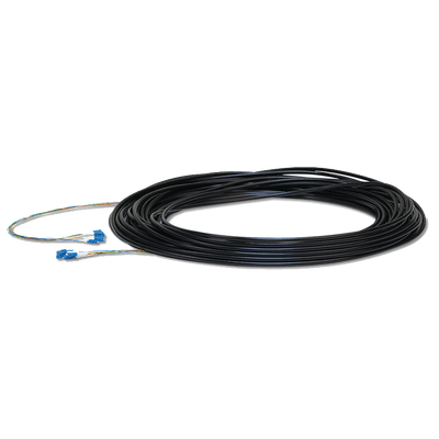 Fibercable de 18.29 Metros (60 Pies) Monomodo (SM) con Conectores LC, Ideal para Equipos Edgerouter, Edgeswitch y Edgepoint.