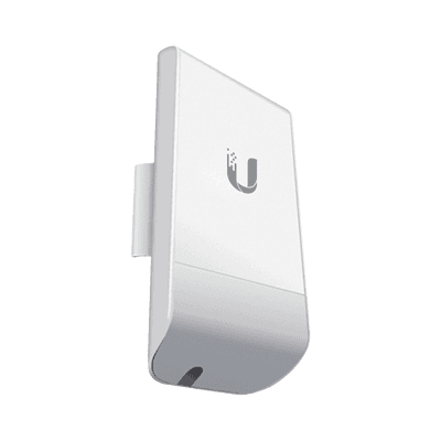 NanoStation airMAX locoM5 CPE,  hasta 150 Mbps, frecuencia 5 GHz (5170-5875 MHz) con antena integrada de 13 dBi