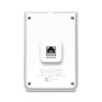 Access Point UniFi U6 In Wall/Montaje p/pared, WIFI 6 2.4 Y 5 Ghz, hasta 5.3 Gbps, 1 pto PoE In, 4 ptos secundarios (1 PoE Out) imagen 2