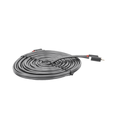 Cable de Audio 2 RCA Macho a 2 RCA Macho / 5 Metros (16.40 Pies) / Color Negro / Alta Calidad / Anillos de Goma para Asegurar un Agarre Firme al Instalar o Quitar el Cable imagen 4