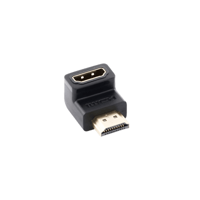 Adaptador HDMI de 90 Grados Macho a Hembra / Hacia Abajo / HDMI 2.0 4K@60Hz / Proporciona Flexibilidad Sin Doblar los Cables HDMI imagen 3