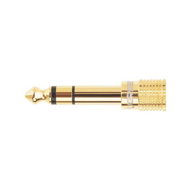 Adaptador (Convertidor) de Audio 3.5mm Hembra a 6.5mm Macho / Plug & Play / Superficie de Rosca Antideslizante / Calidad de sonido sin pérdidas imagen 2