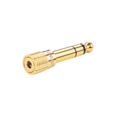 Adaptador (Convertidor) de Audio 3.5mm Hembra a 6.5mm Macho / Plug & Play / Superficie de Rosca Antideslizante / Calidad de sonido sin pérdidas imagen 3