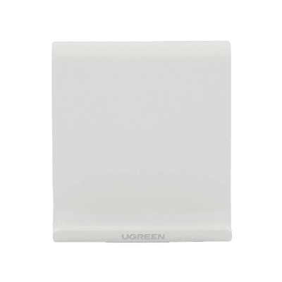Soporte de Escritorio para Telefono Celular / Ajustable de 0° a 100° / Goma Antiarañazos / Antideslizante / Amplia Compatibilidad con dispositivos de 4'' a 7.9'' / Plegable / ABS / Color Blanco imagen 3