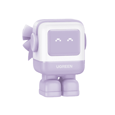 Cargador RobotGaN de 65W Serie UNO | 3 Puertos de Carga Rápida | 2 USB-C | 1 USB-A | PD 3.0 | QC 4.0 | Carga Inteligente | Tecnología GaN II | Zapato Magnético Extraíble | Carcasa Ignífuga | Pantalla LED imagen 2