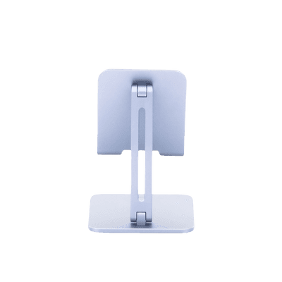 Soporte de Aluminio para IPad & Tablet | Plegable |Angulo Ajustable de 180° y 270° | Base Antideslizante | Protección  de Silicona | Amplia Compatibilidad con dispositivos de 7.9'' a 12.9'' | Aluminio Solido | Color Gris imagen 2