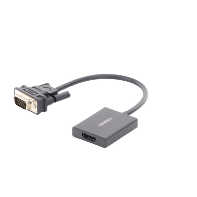 VGA Macho / Salida: HDMI Hembra / Resolución de 1080P@60Hz / Puerto Estéreo de 3.5 mm / Plug and Play, Sin Controlador / Longitud del Cable 15 cm (5.91 Pulgadas). / Incluye Cable de Alimentación USB / Incluye Cable de Audio de 3.5mm. imagen 2
