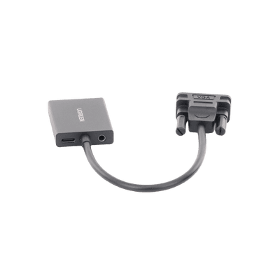VGA Macho / Salida: HDMI Hembra / Resolución de 1080P@60Hz / Puerto Estéreo de 3.5 mm / Plug and Play, Sin Controlador / Longitud del Cable 15 cm (5.91 Pulgadas). / Incluye Cable de Alimentación USB / Incluye Cable de Audio de 3.5mm. imagen 3