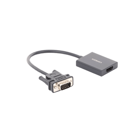 VGA Macho / Salida: HDMI Hembra / Resolución de 1080P@60Hz / Puerto Estéreo de 3.5 mm / Plug and Play, Sin Controlador / Longitud del Cable 15 cm (5.91 Pulgadas). / Incluye Cable de Alimentación USB / Incluye Cable de Audio de 3.5mm. imagen 5