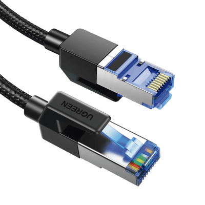 Cable Ethernet Cat8 CLASS F/FTP Redondo con Malla de Nylon 1 Metro (3.28 Pies) imagen 3