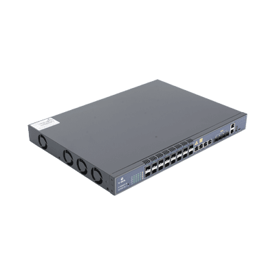 OLT de 16 puertos GPON con 8 puertos Uplink (4 puertos Gigabit Ethernet + 4 puertos SFP / puertos SFP+) hasta 2,048 ONUs imagen 3