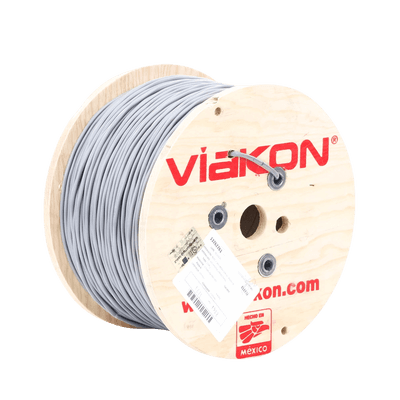 Cable 2 x 18 AWG / Blindado / 305 Metros (1000 Pies) / Riser / UL / Color Gris / Hecho en México imagen 6