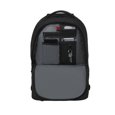 Mochila VX Sport EVO con Ruedas, Mango Telescópico y Correas al Hombro. Fabricada en Poliéster Negro repelente al Agua. Backpack on Wheels. imagen 2