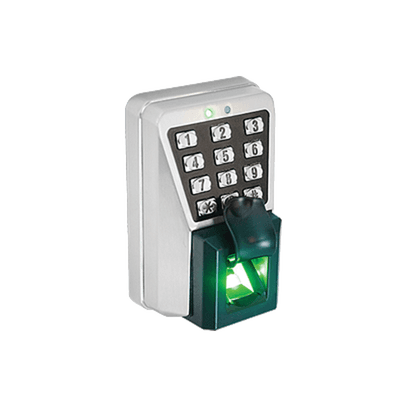 Lector Biométrico de Huella y Proximidad / 3,000 Huellas 30,000 Tarjetas / Teclado / IP65 Antivandalico / TCP/IP RS485 / Control de Acceso