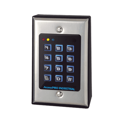 Teclado Industrial Autónomo con Lector de Proximidad Integrado para interior.