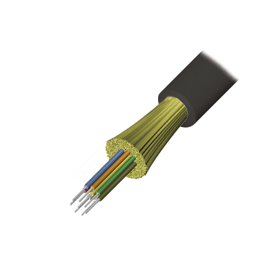 Cable de Fibra Óptica de 6 Hilos, Interior/Exterior, Tight Buffer, No Conductiva (Dieléctrica), Riser, Multimodo OM3 50/125 Optimizada, 1 Metro (3.28 Pies)