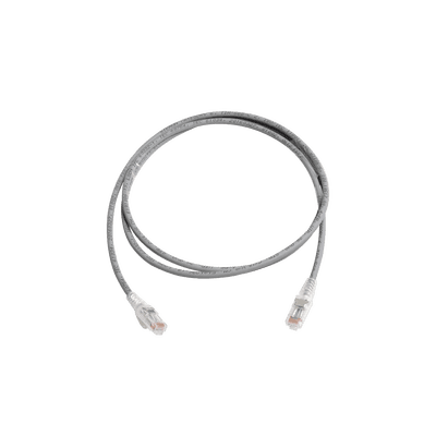 Patch Cord MC6 Modular Cat6 UTP, CM/LS0H, 1.52 Metros (5 Pies), Color Gris