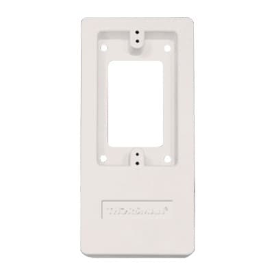 Caja de contactos color blanco de PVC auto extinguible, para canaletas PT48 (7100-01001)
