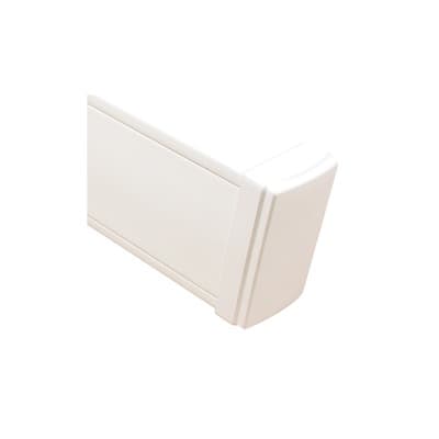Tapa final en color blanco de PVC auto extinguible, para canaleta TEK100 (5591-02001)