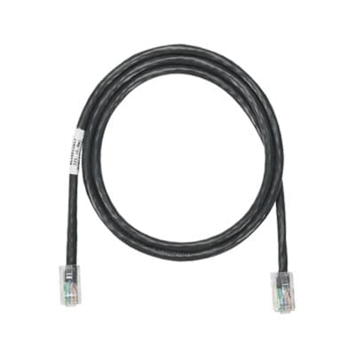 Cable de Parcheo UTP Categoría 5e, con Plug Modular en Cada Extremo - 2 Metros (6.56 Pies) - Negro